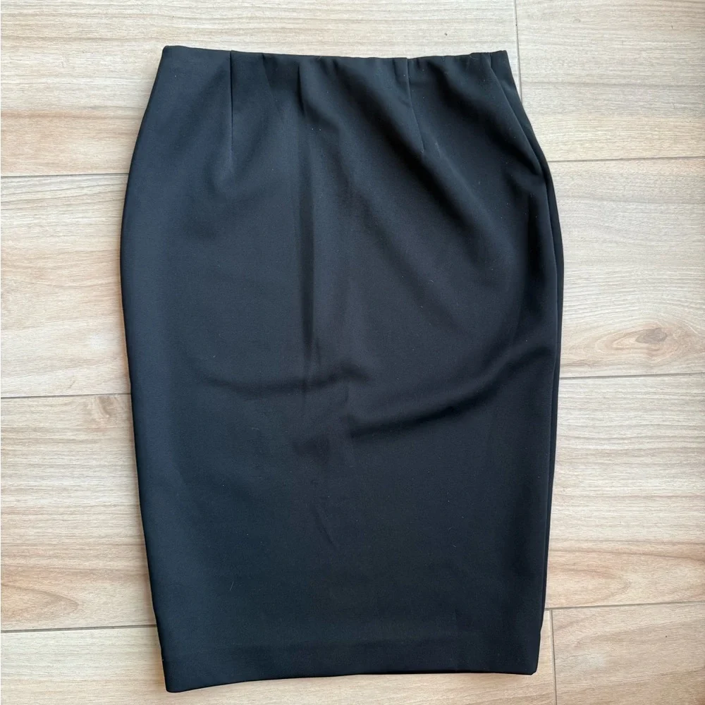 Vince Camuto Black Pencil Skirt Office Siren Y2K Business Teacher Preppy - Picture 5 of 8
